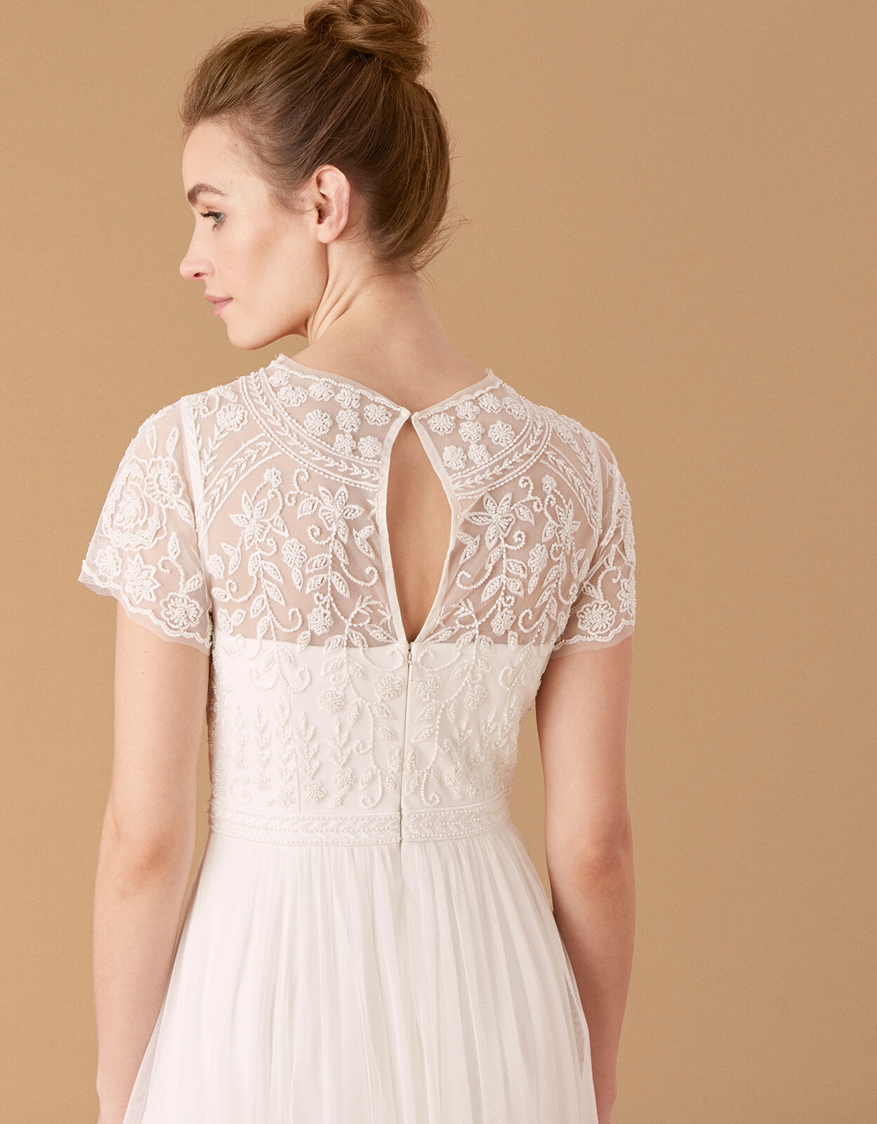 Monsoon short deals wedding dresses