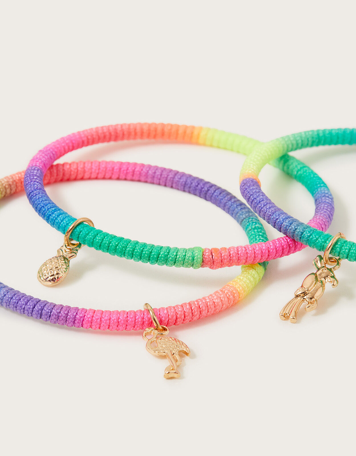 Rainbow Wrapped Bangles Set of Three