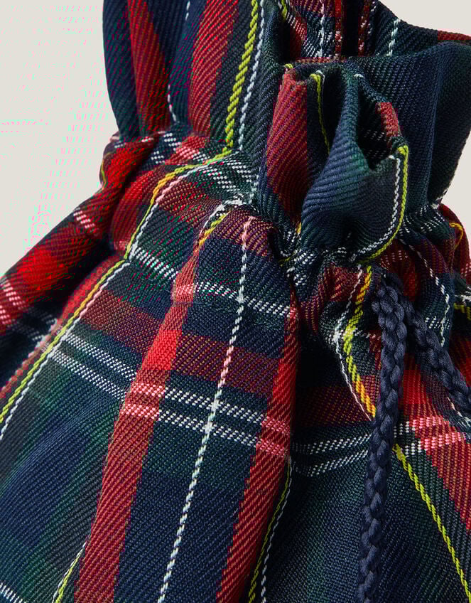 Monsoon x Sarah Corbett-Winder Tartan Pouch Bag, , large