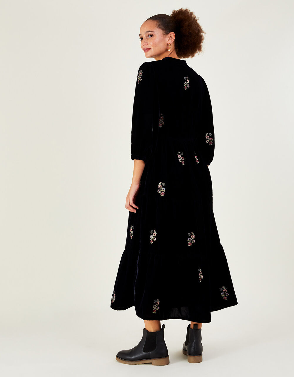 Amber Poetess Tiered Dress