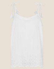 Broderie Cami Vest, White (WHITE), large
