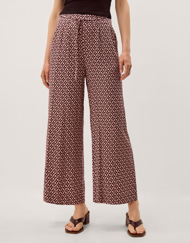 Netta Floral Print Wide Leg Trousers