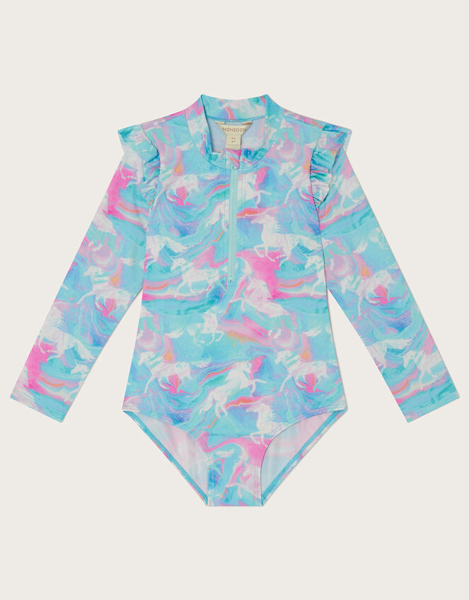Marble Unicorn Swimsuit, Multi (MULTI), large