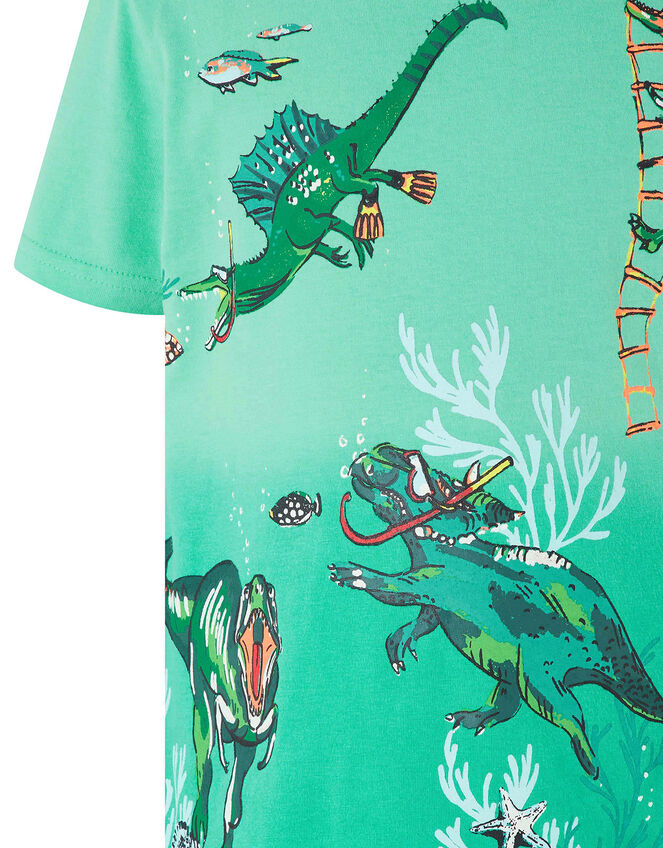 Mason Dinosaur T-Shirt, Green (GREEN), large