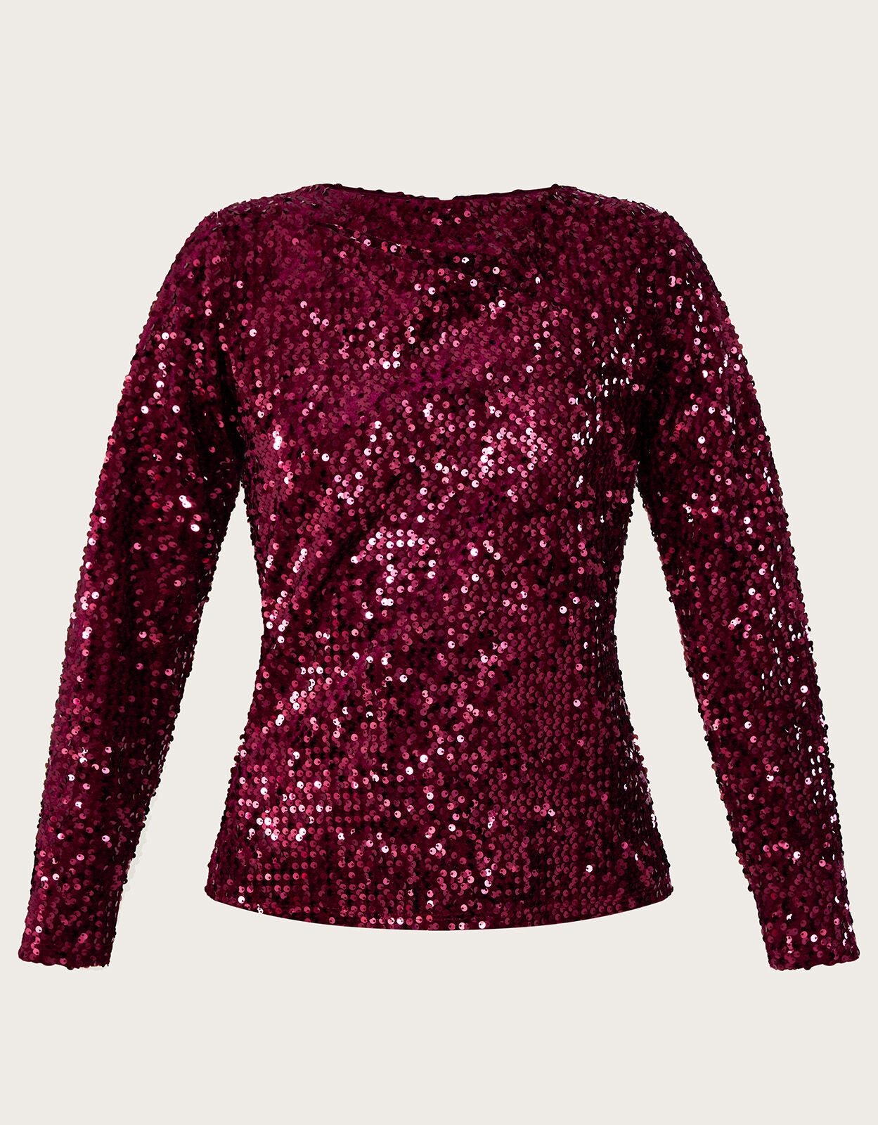 Burgundy sparkle sale top