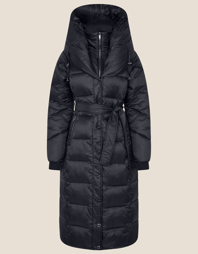 Lauren Padded Maxi Coat Black | Women's Coats | Monsoon UK.