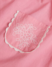 Baby Broderie Romper, Pink (PINK), large