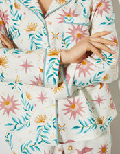 Celeste Celestial Print Pyjama Set, Cream (CREAM), large