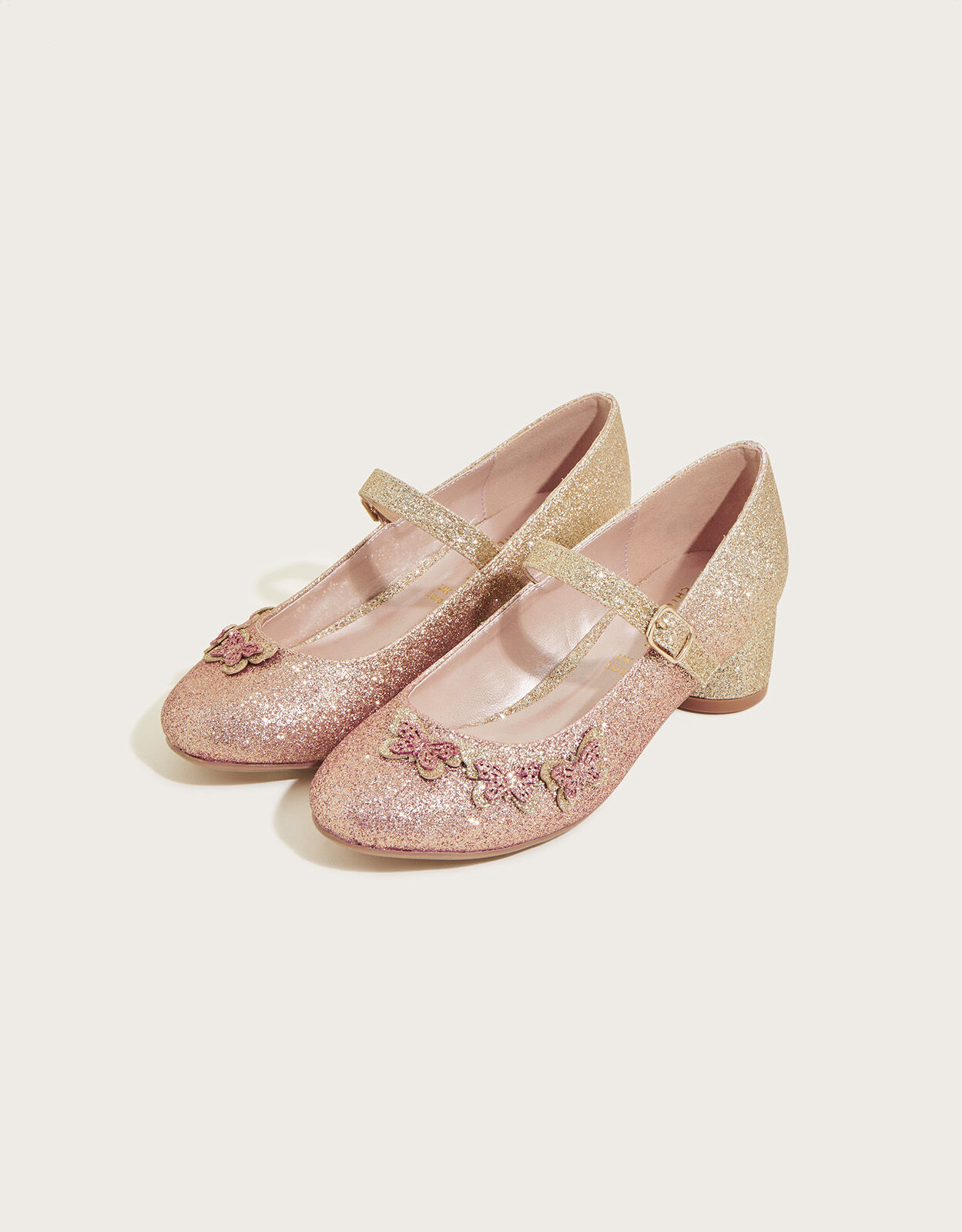 Girls rose gold shoes store