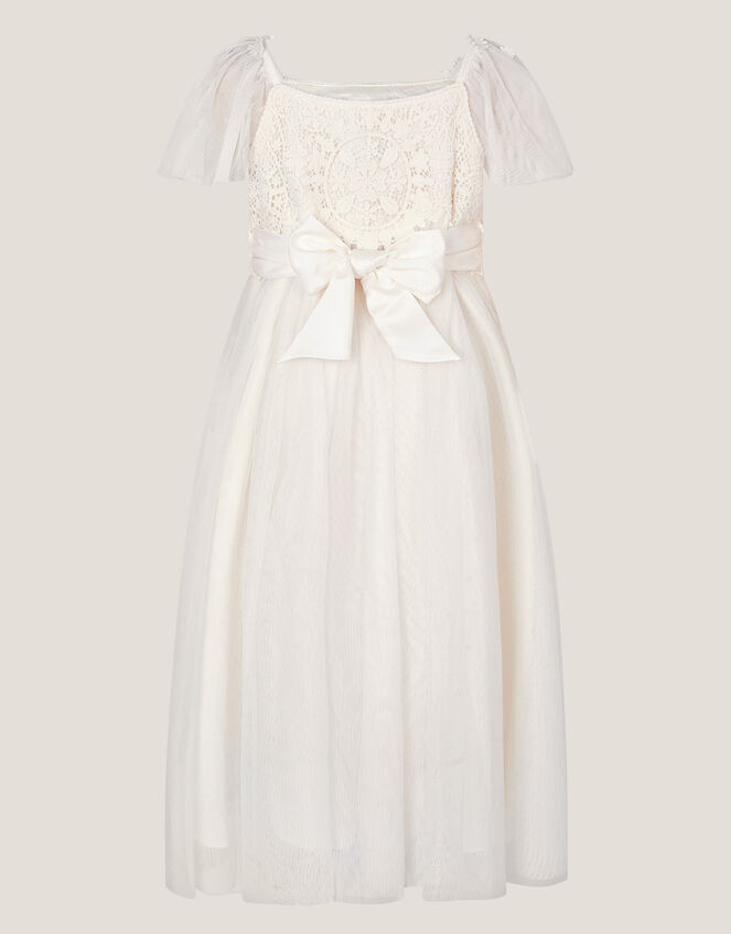 Starla Lace Tulle Dress, Ivory (IVORY), large