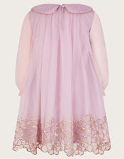 Vanessa Tulle Collar Swing Dress, Pink (PINK), large