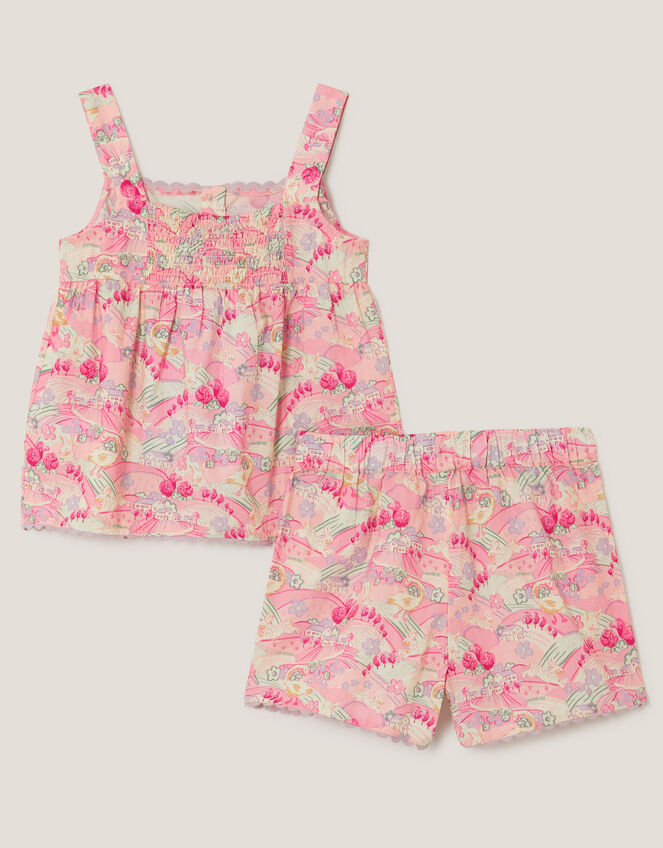 Spring Print Short Pyjamas Set, Pink (PINK), large