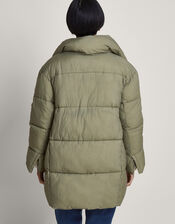 Emmy Padded Coat, Green (SAGE), large
