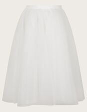 Anna Bridesmaid Maxi Skirt, Ivory (IVORY), large