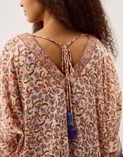 Ari Floral Print Midi Kaftan, , large