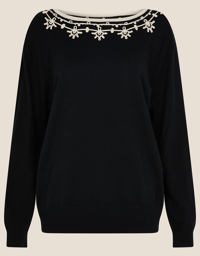 Verna Cornelli V Back Jumper, Black (BLACK), large