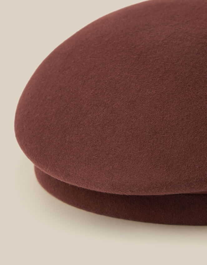 Bria Wool Beret Hat, , large
