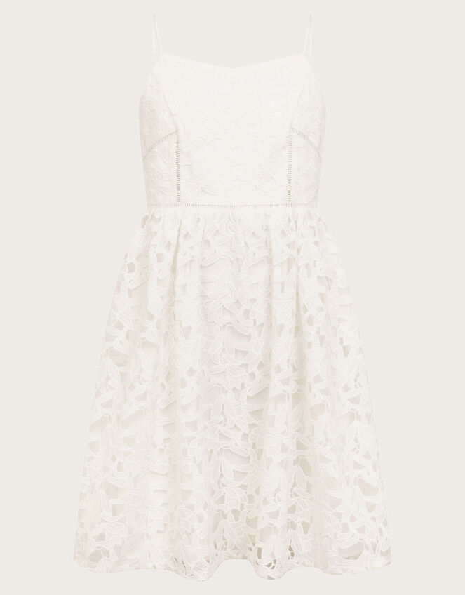 Corded Lace Prom Dress, Ivory (IVORY), large