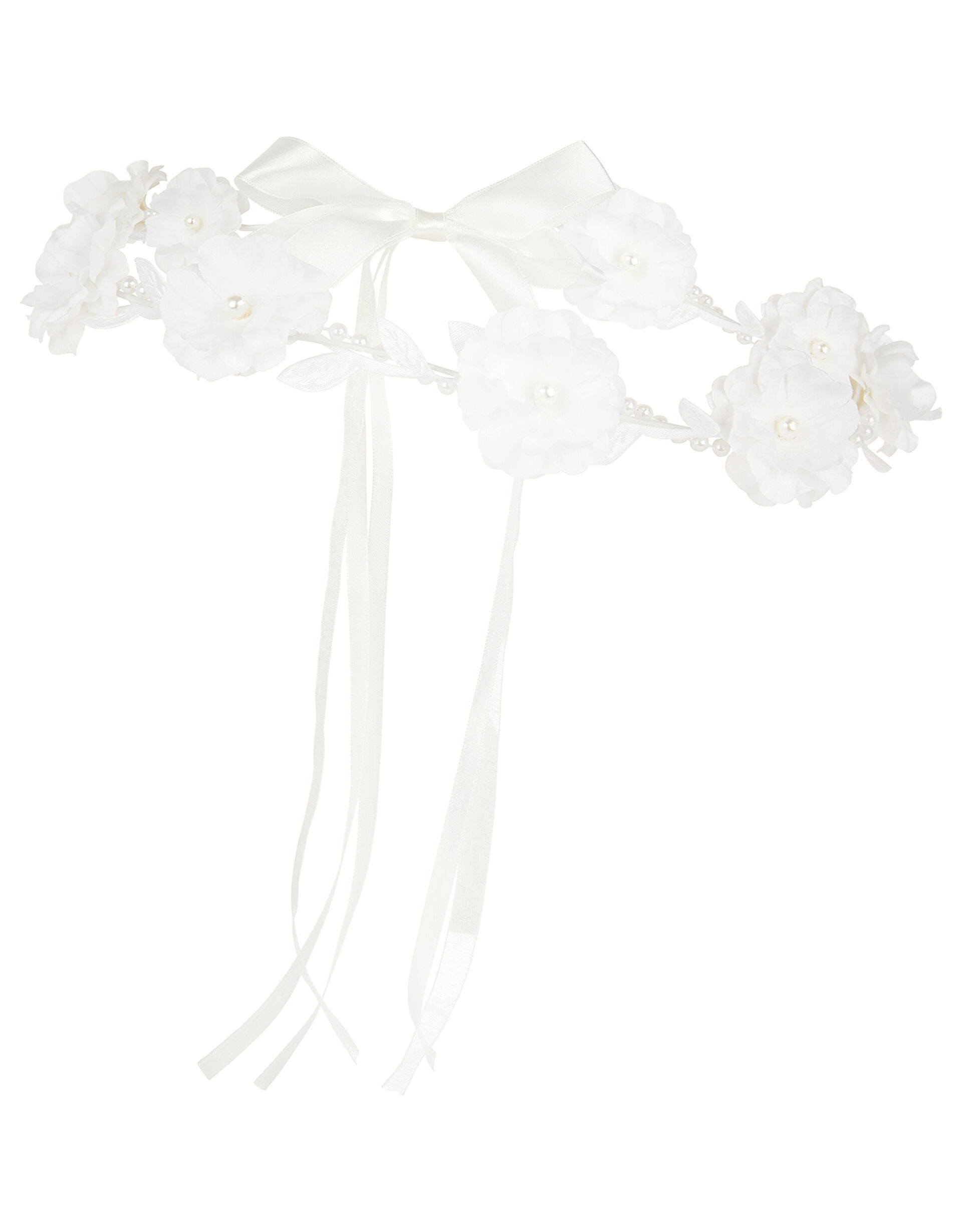 Lacey Flower Pearl Garland, , large