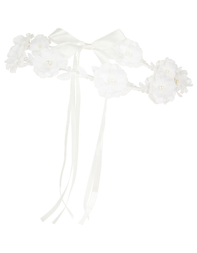 Lacey Flower Pearl Garland, , large
