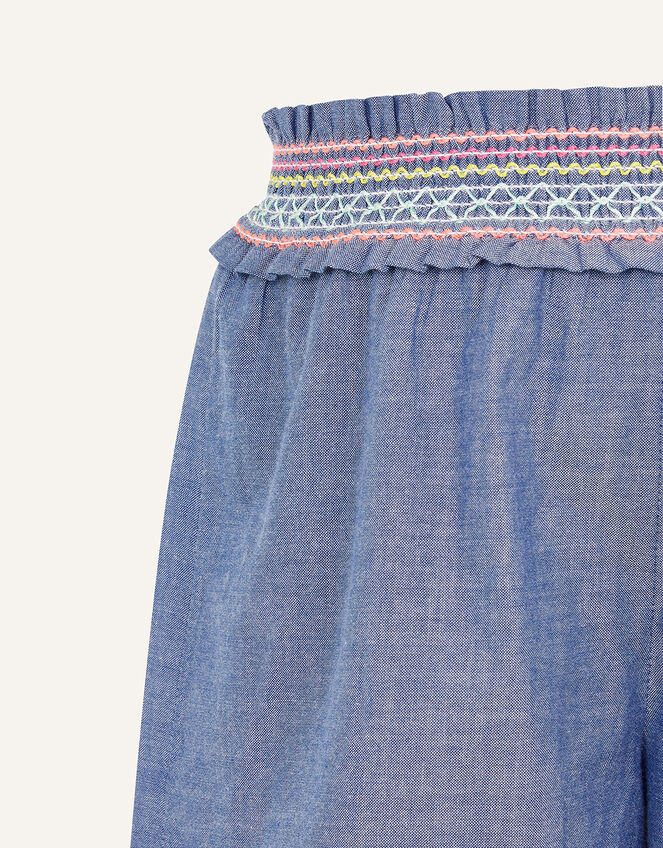 Fiesta Chambray Shorts , Blue (BLUE), large