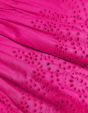 Boutique Schiffli Dress, Pink (MAGENTA), large