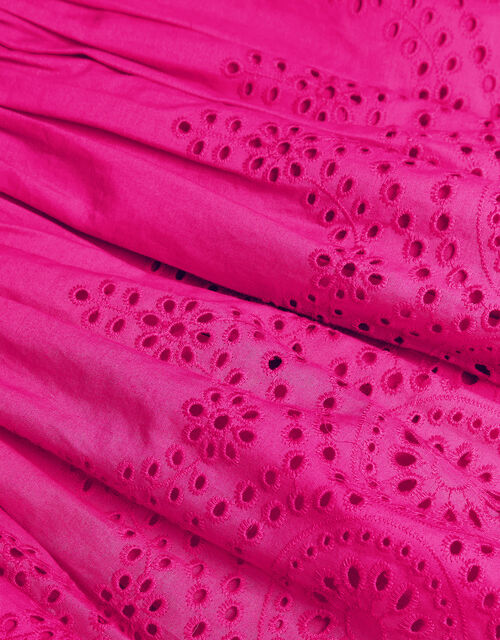 Boutique Schiffli Dress, Pink (MAGENTA), large