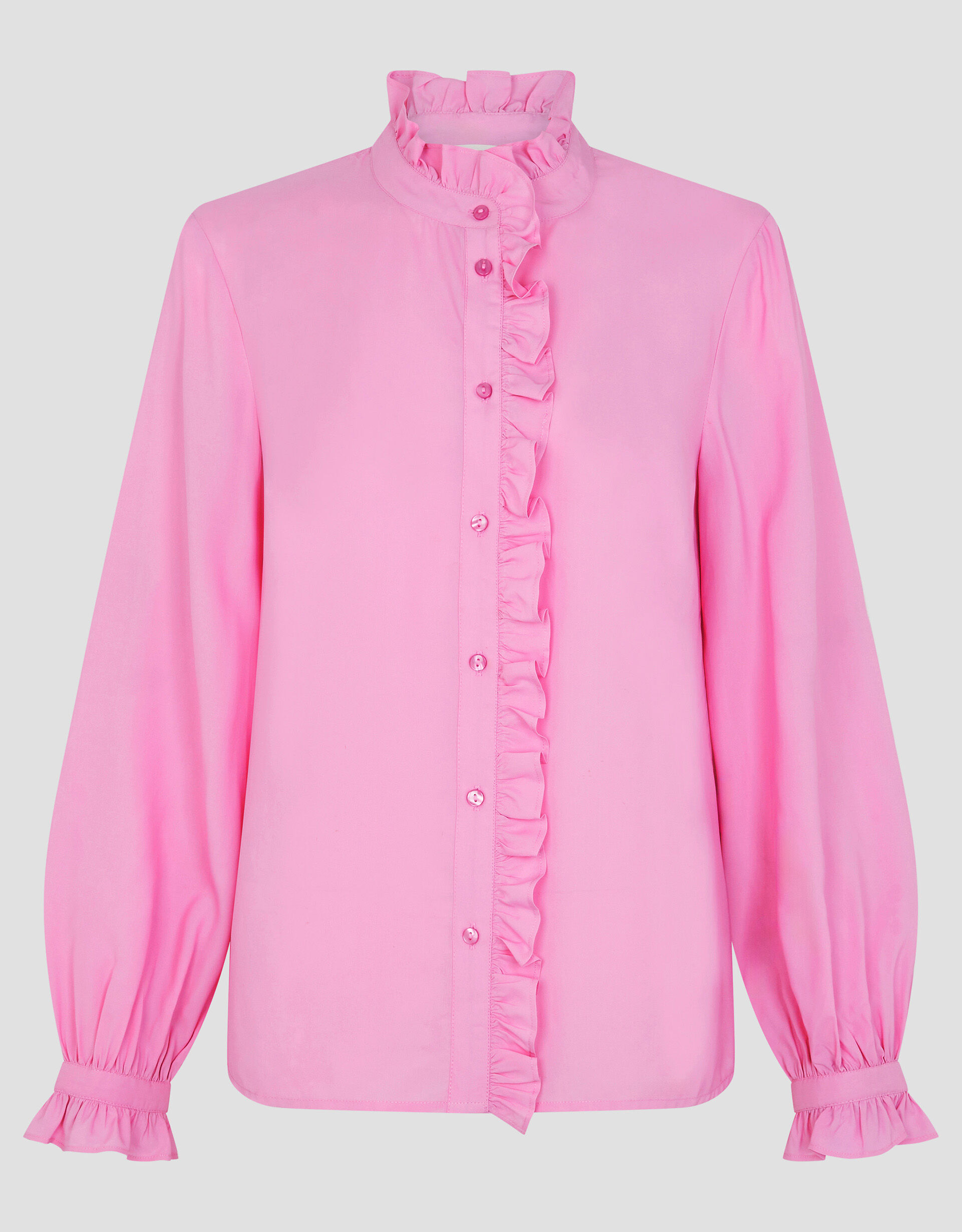 Cecily Ruffle Blouse Pink