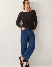 Bria Batwing Sweater, Black (BLACK), large