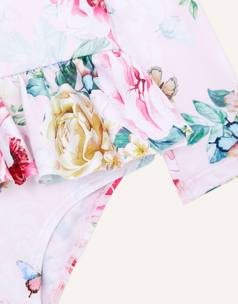 Baby Floral Sunsafe Swimsuit Pink Baby Girl Beach & Swimwear