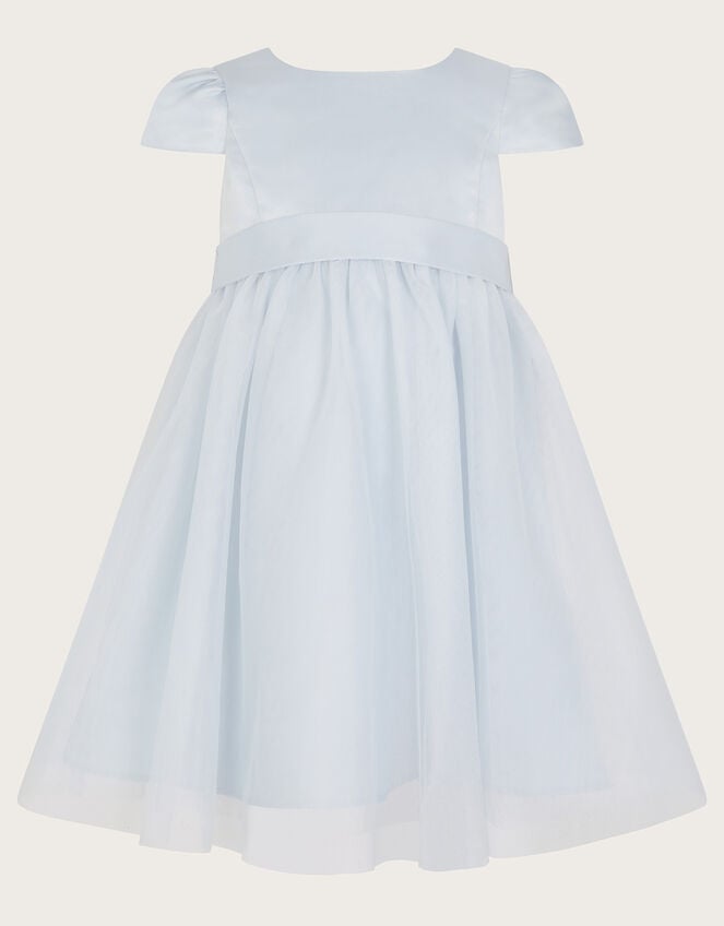 Baby Tulle Bridesmaid Dress, Blue (PALE BLUE), large