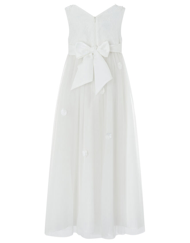 Lilly Lace and Tulle Maxi Dress, Ivory (IVORY), large