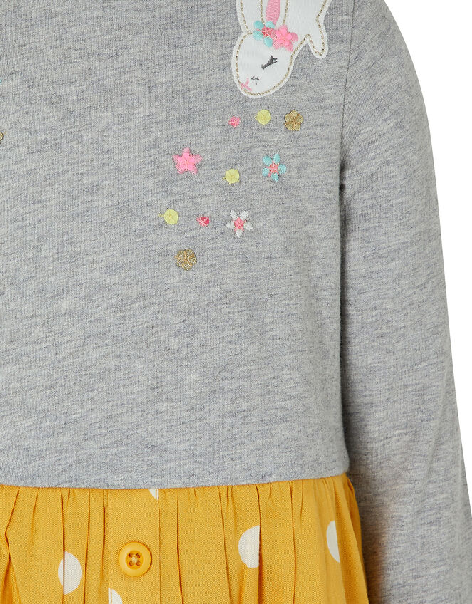 Baby Becca 2-in-1 Bunny Dress, Yellow (MUSTARD), large