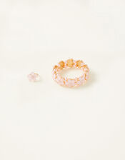 Facet Flower Bracelet and Ring Set , , large