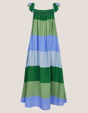 Lola Stripe Maxi Dress, Blue (BLUE), large