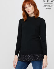 Blair 2-in-1 Jumper, Black (BLACK), large