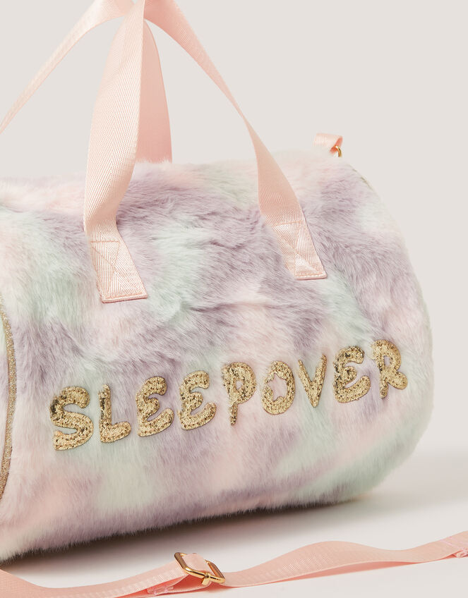 Fluffy Sleepover Duffle Bag, , large