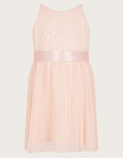 Baby Keita Sequin Pleated Dress, Pink (PINK), large