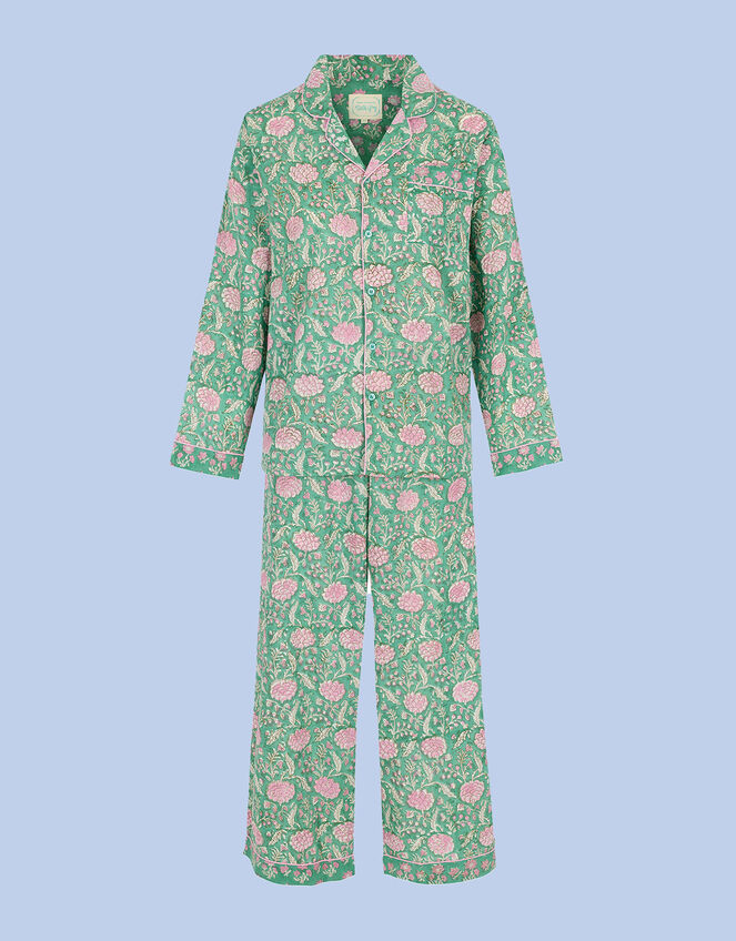 Dilli Grey Johair Pyjama Set Green