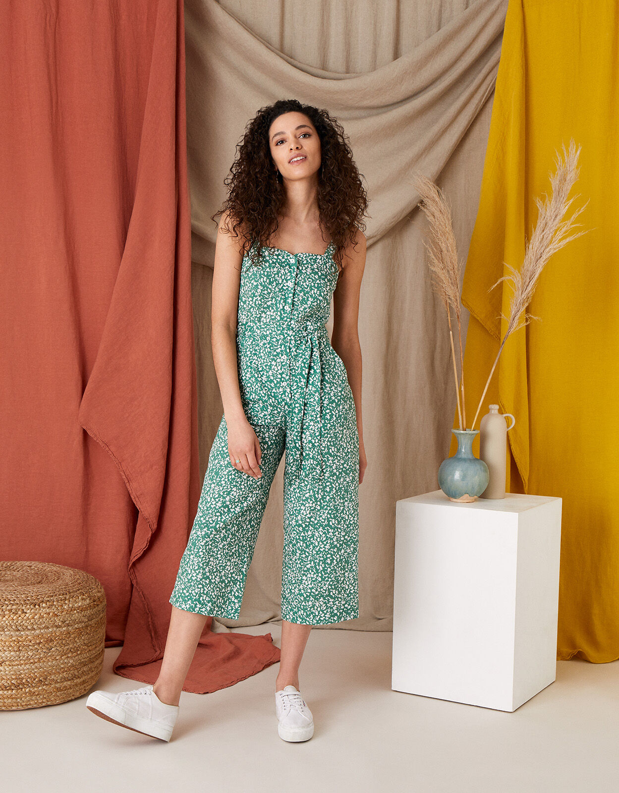 Monsoon sales linen jumpsuit