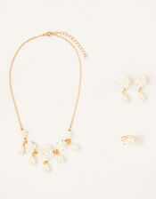 Pearly Rose Jewellery Set, , large