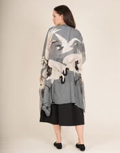 One Hundred Stars Stork Print Throwover, , large