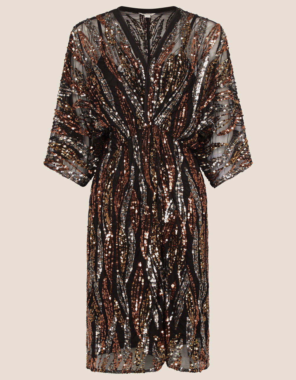 Women Dresses | Sloane Embellished Twist Dress Black - CO55367