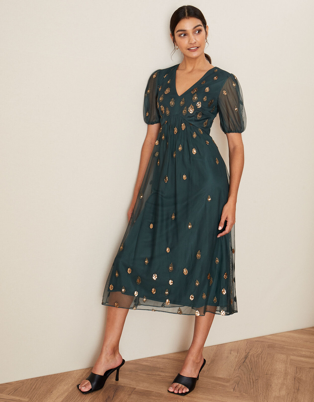 Monsoon siobhan printed dress 2025