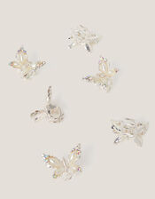 6-Pack Bridesmaid Butterfly Claw Clips, , large