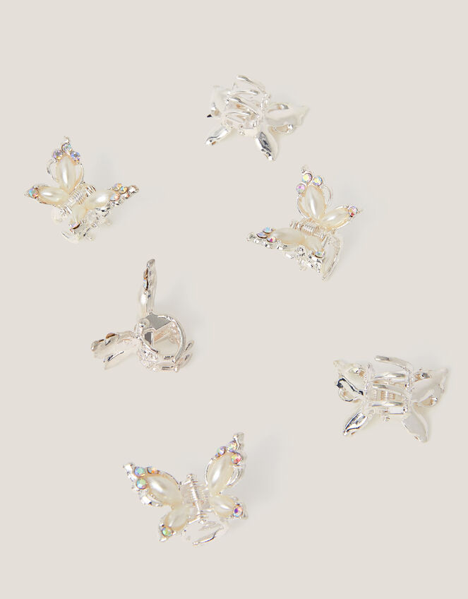 6-Pack Bridesmaid Butterfly Claw Clips, , large