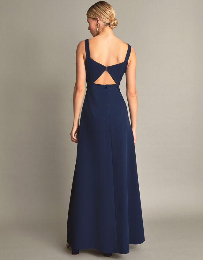 Molly Twist Maxi Dress, Blue (NAVY), large