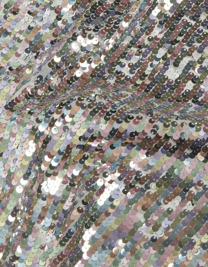 Rainbow Sequin Party Dress, Multi (MULTI), large