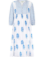 East Clover Dress, White (WHITE), large