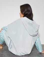 Hattie Blanket Hoodie, Grey (GREY), large